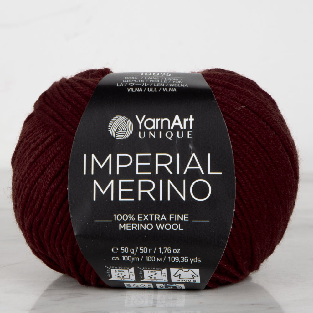 YarnArt IMPERIAL MERINO Bordo El Örgü İpi - 3344