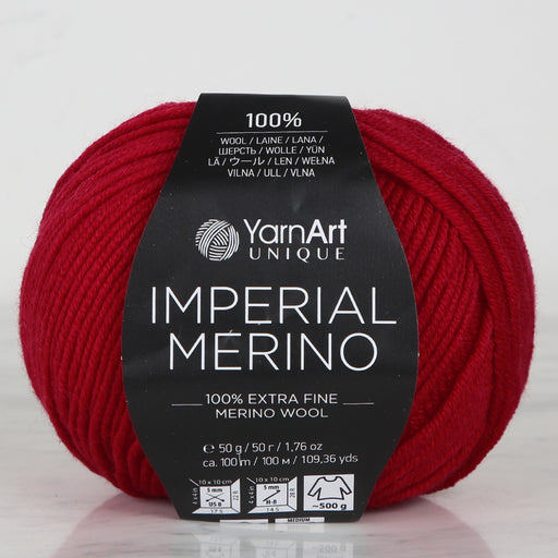 YarnArt IMPERIAL MERINO Kırmızı El Örgü İpi - 3345
