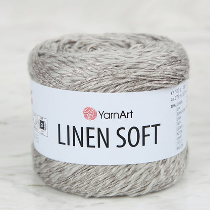 YarnArt Linen Soft Gri El Örgü İpi - 7307