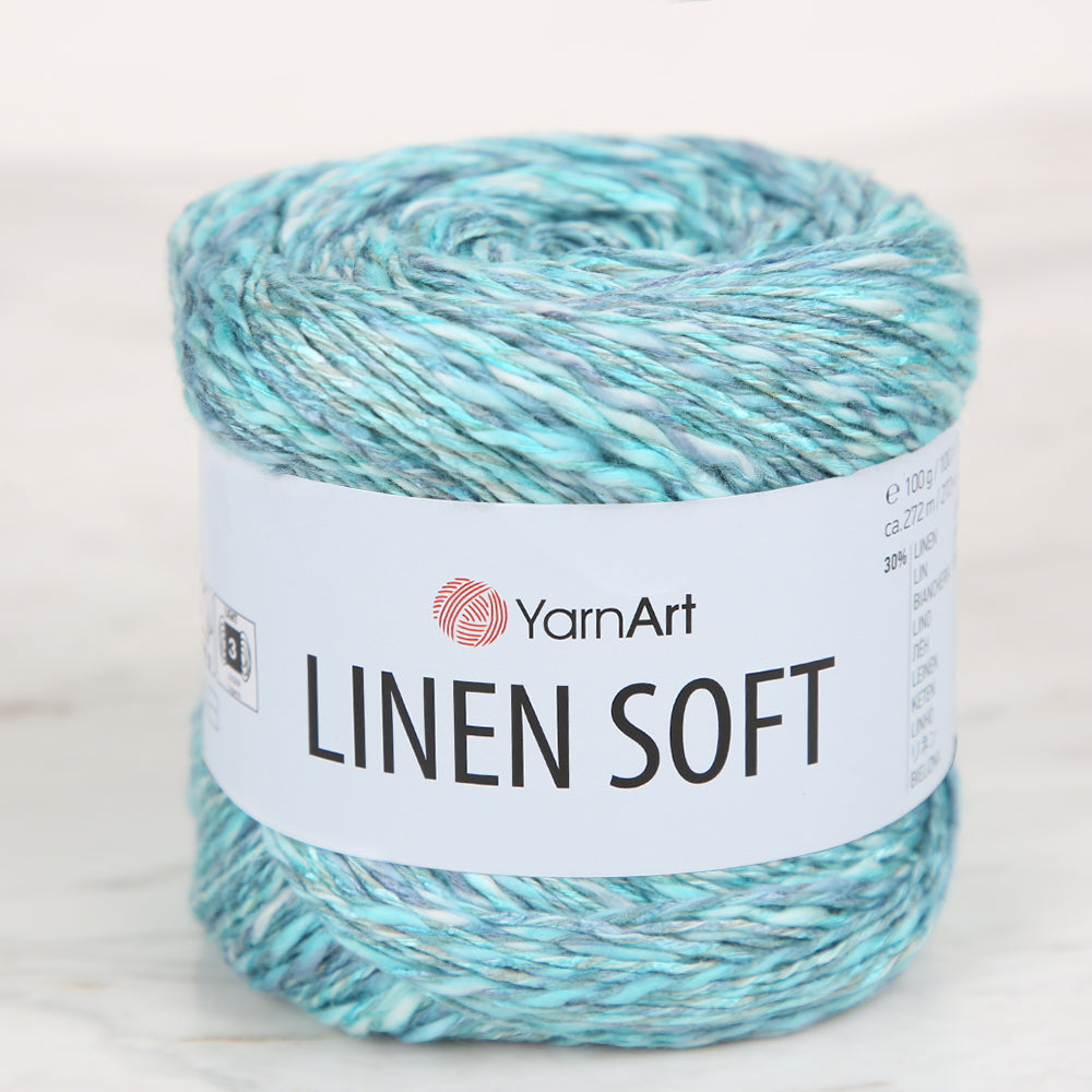 YarnArt Linen Soft Ebruli El Örgü İpi - 7408