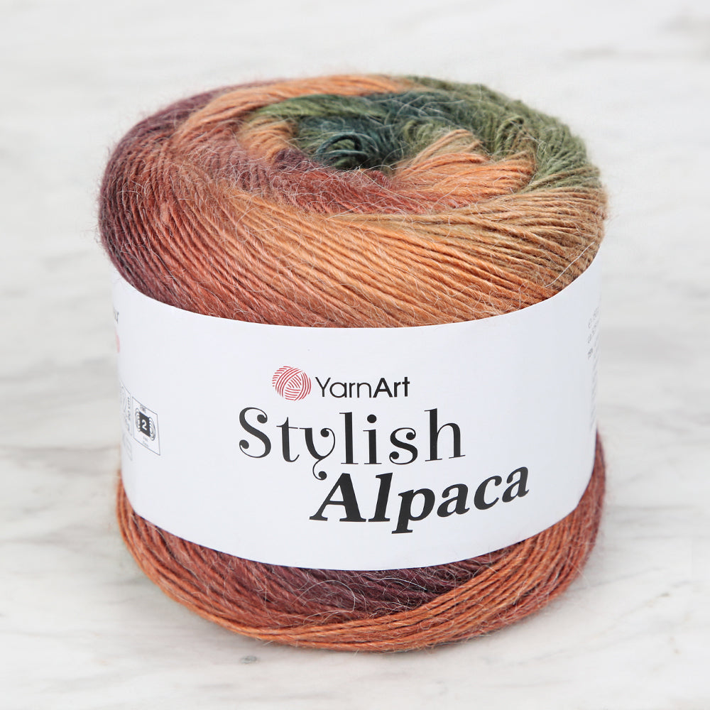 YarnArt Stylish Alpaca Ebruli El Örgü İpi - 7710
