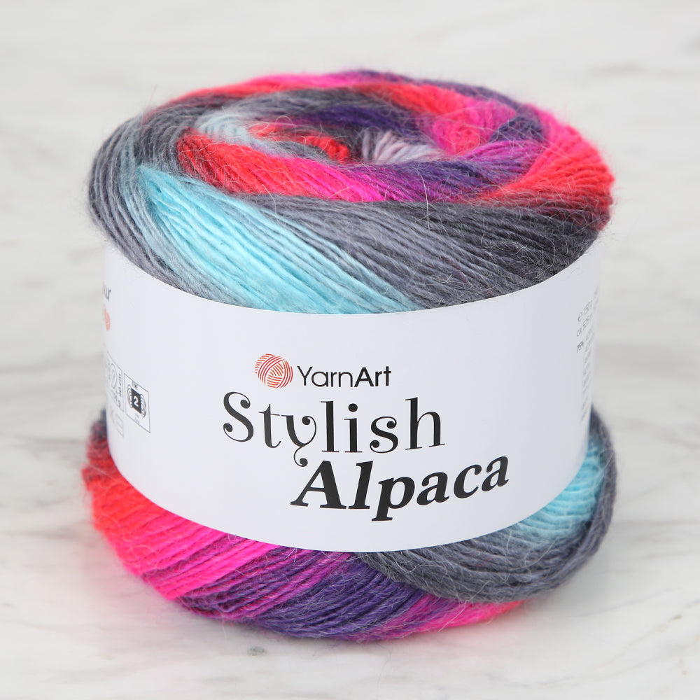 YarnArt Stylish Alpaca Ebruli El Örgü İpi - 7711