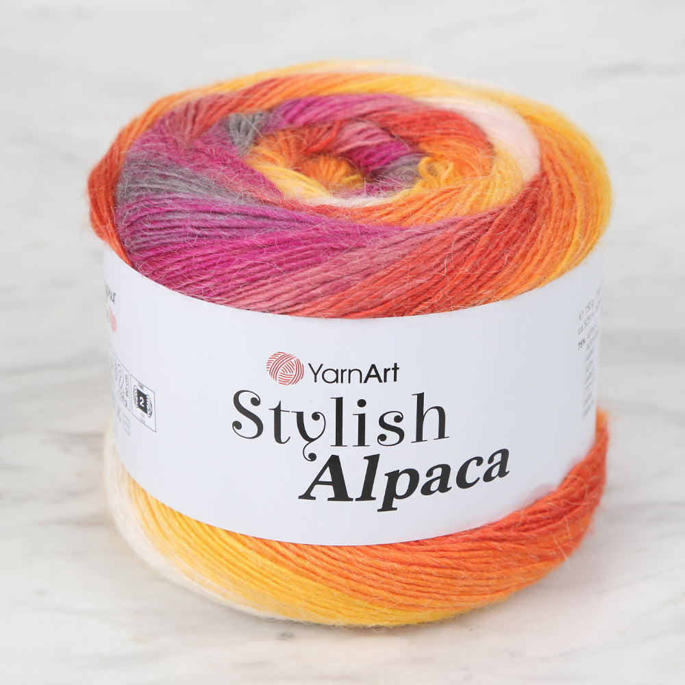 YarnArt Stylish Alpaca Ebruli El Örgü İpi - 7719