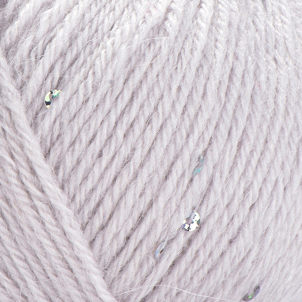 Alpaca Gold Paillettes Beyaz El Örgü İpi - 9303