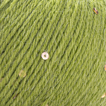 Alpaca Gold Paillettes Yeşil El Örgü İpi - 9310