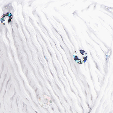 Yarnart Cotton Gold Paillettes Beyaz El Örgü İpi - 7102