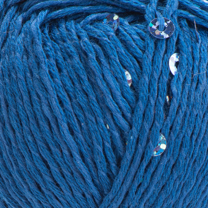 Yarnart Cotton Gold Paillettes Mavi El Örgü İpi - 7111