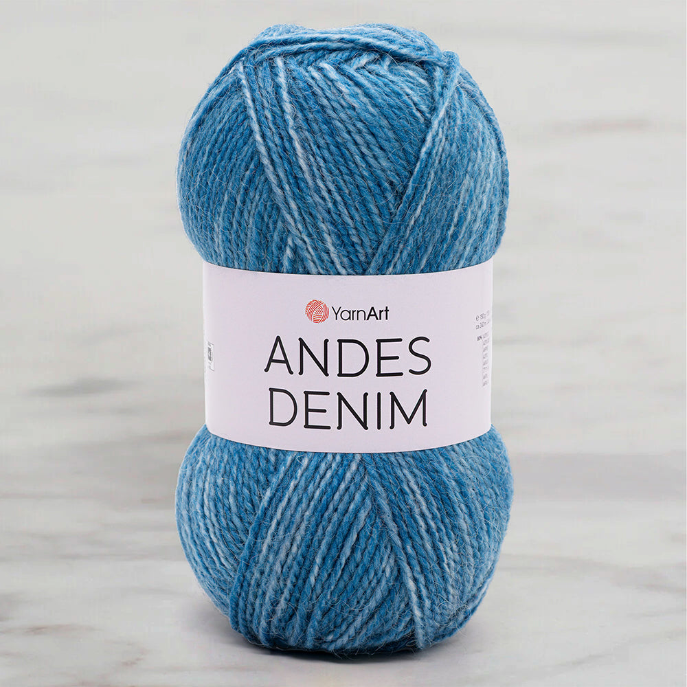 Yarnart Andes Denim Mavi El Örgü İpi - 5101