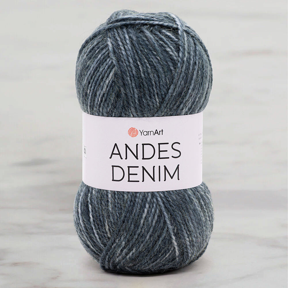 Yarnart Andes Denim Gri El Örgü İpi - 5102