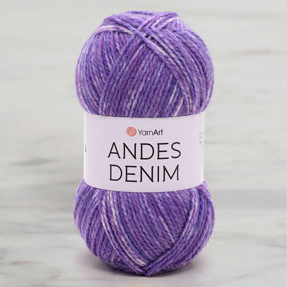 Yarnart Andes Denim Mor El Örgü İpi - 5104