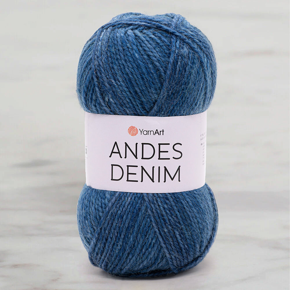 Yarnart Andes Denim Mavi El Örgü İpi - 5108