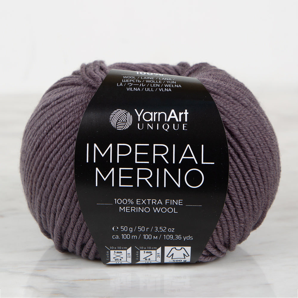 YarnArt IMPERIAL MERINO Gri El Örgü İpi - 3347