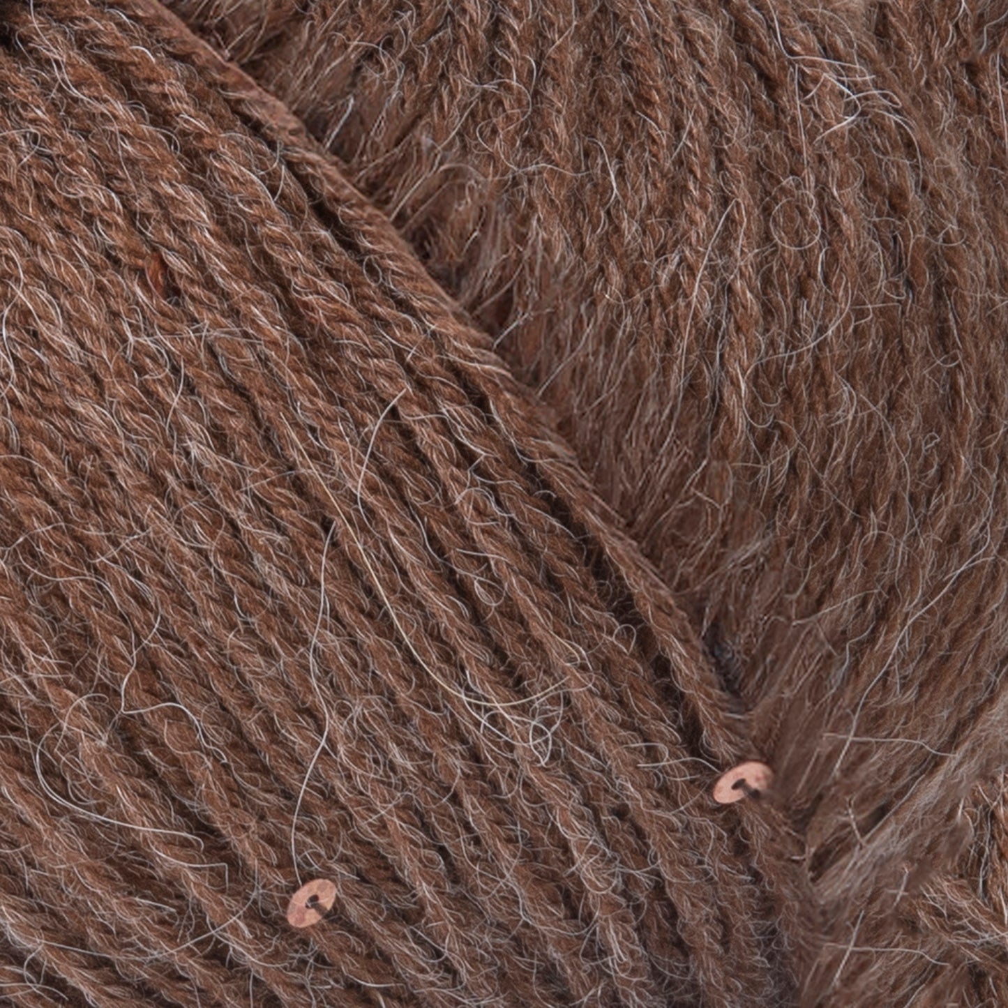 Yarnart Alpaca Gold Paillettes Kahverengi El Örgü İpi - 9315