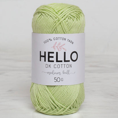 Hello 50 gr Açık Yeşil El Örgü İpi - 129