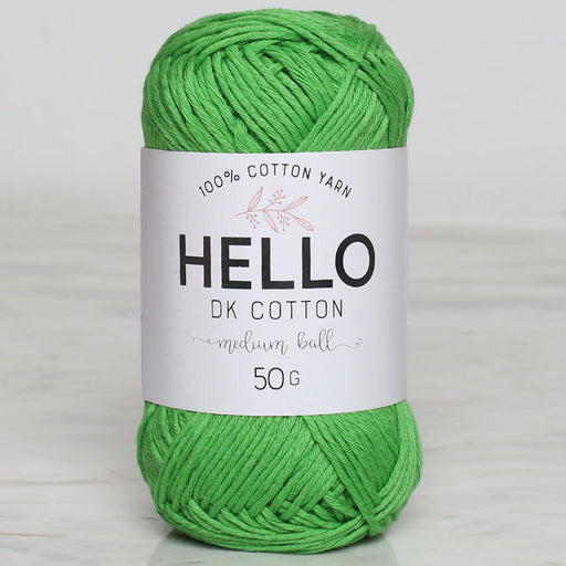 Hello 50 gr Yeşil El Örgü İpi - 133