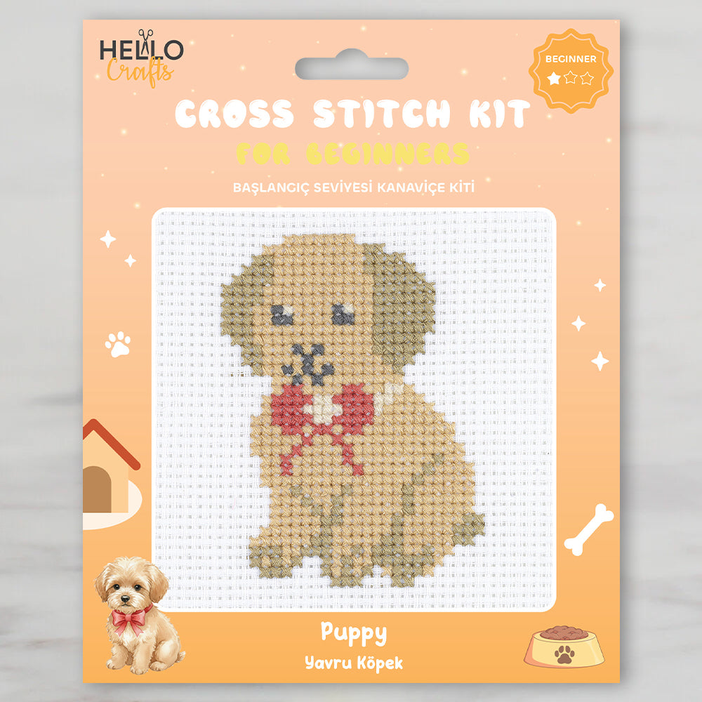 Hello Crafts Kanaviçe Kiti Yavru Köpek - HC552