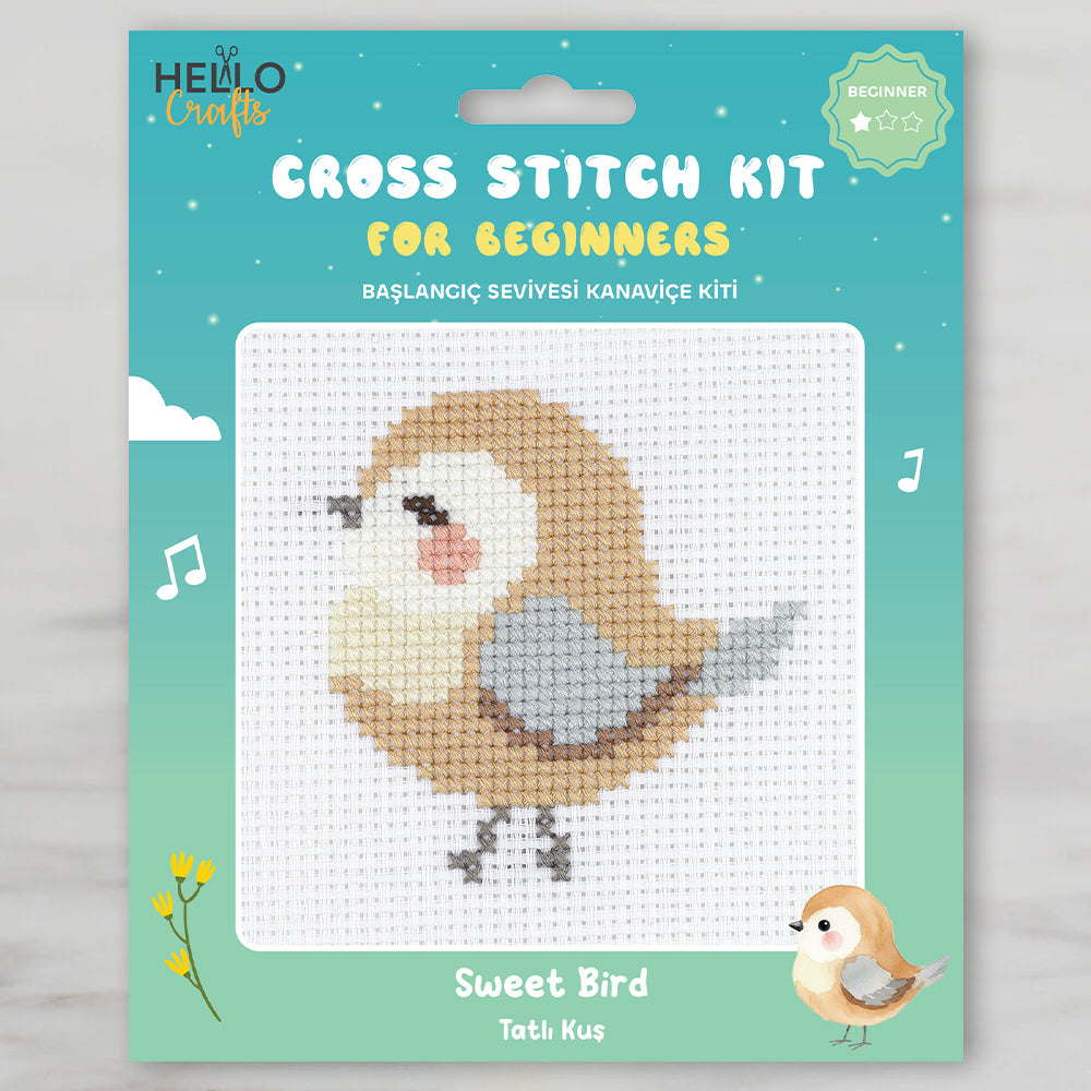 Hello Crafts Kanaviçe Kiti Tatlı Kuş - HC553