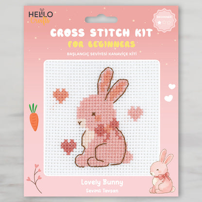 Hello Crafts Kanaviçe Kiti Sevimli Tavşan - HC554