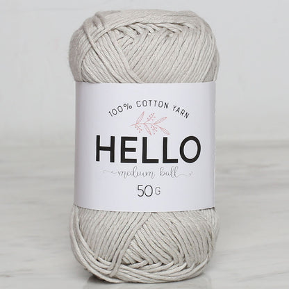 Hello 50 gr Açık Gri El Örgü İpi - 174