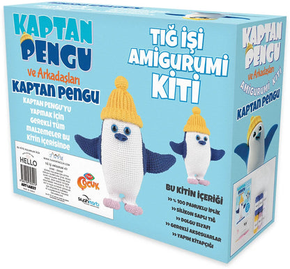 Tuva Amigurumi Kiti - Kaptan Pengu Ve Arkadaşları ART.LAK07