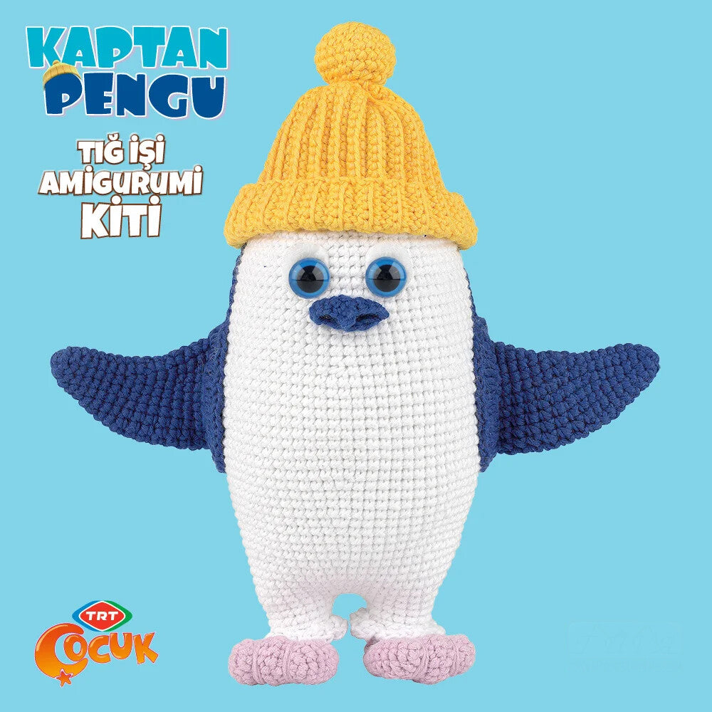 Tuva Amigurumi Kiti - Kaptan Pengu Ve Arkadaşları ART.LAK07
