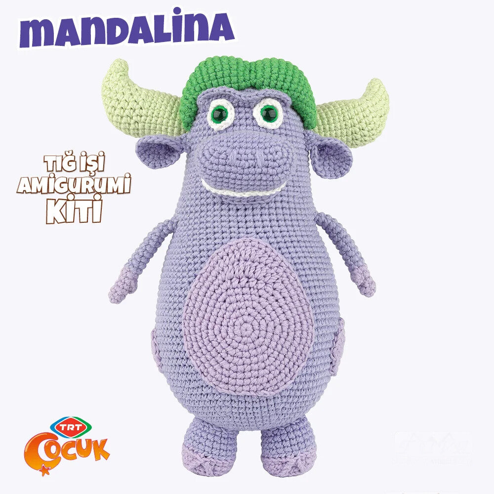 Tuva Amigurumi Kiti -  Kaptan Pengu Ve Arkadaşları Mandalina ART.LAK08