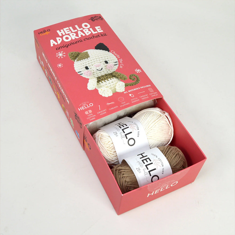 Hello Adorable Amigurumi Kiti - Charlıe The Cat - KC974