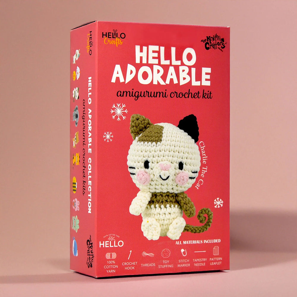 Hello Adorable Amigurumi Kiti - Charlıe The Cat - KC974