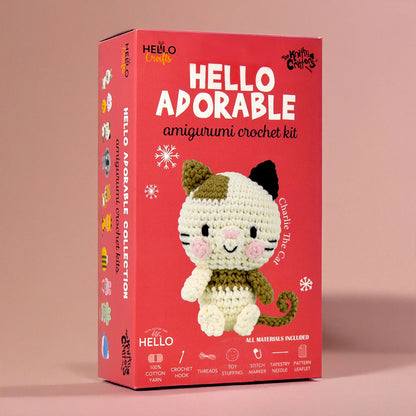 Hello Adorable Amigurumi Kiti - Charlıe The Cat - KC974