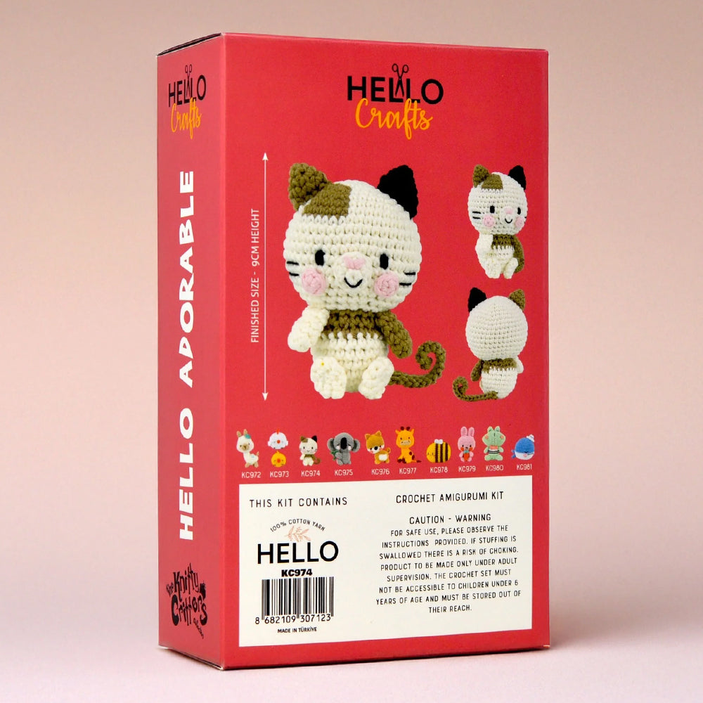 Hello Adorable Amigurumi Kiti - Charlıe The Cat - KC974