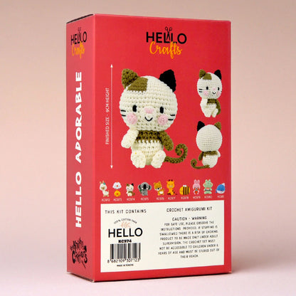 Hello Adorable Amigurumi Kiti - Charlıe The Cat - KC974