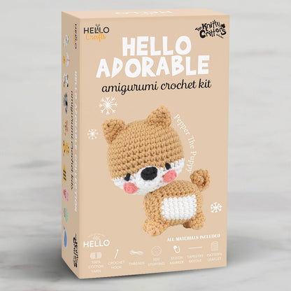 Hello Adorable Amigurumi Kiti - Pepper The Puppy - KC976