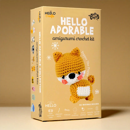 Hello Adorable Amigurumi Kiti - Pepper The Puppy - KC976
