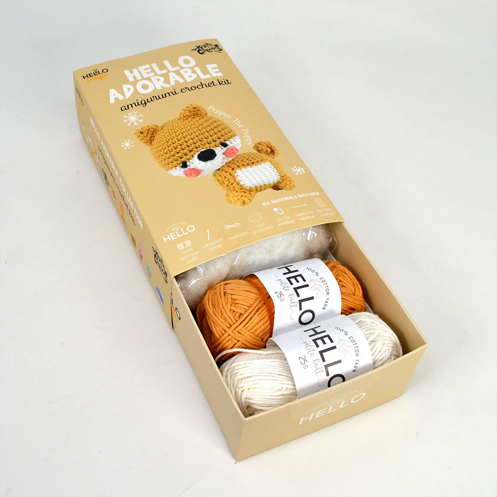 Hello Adorable Amigurumi Kiti - Pepper The Puppy - KC976