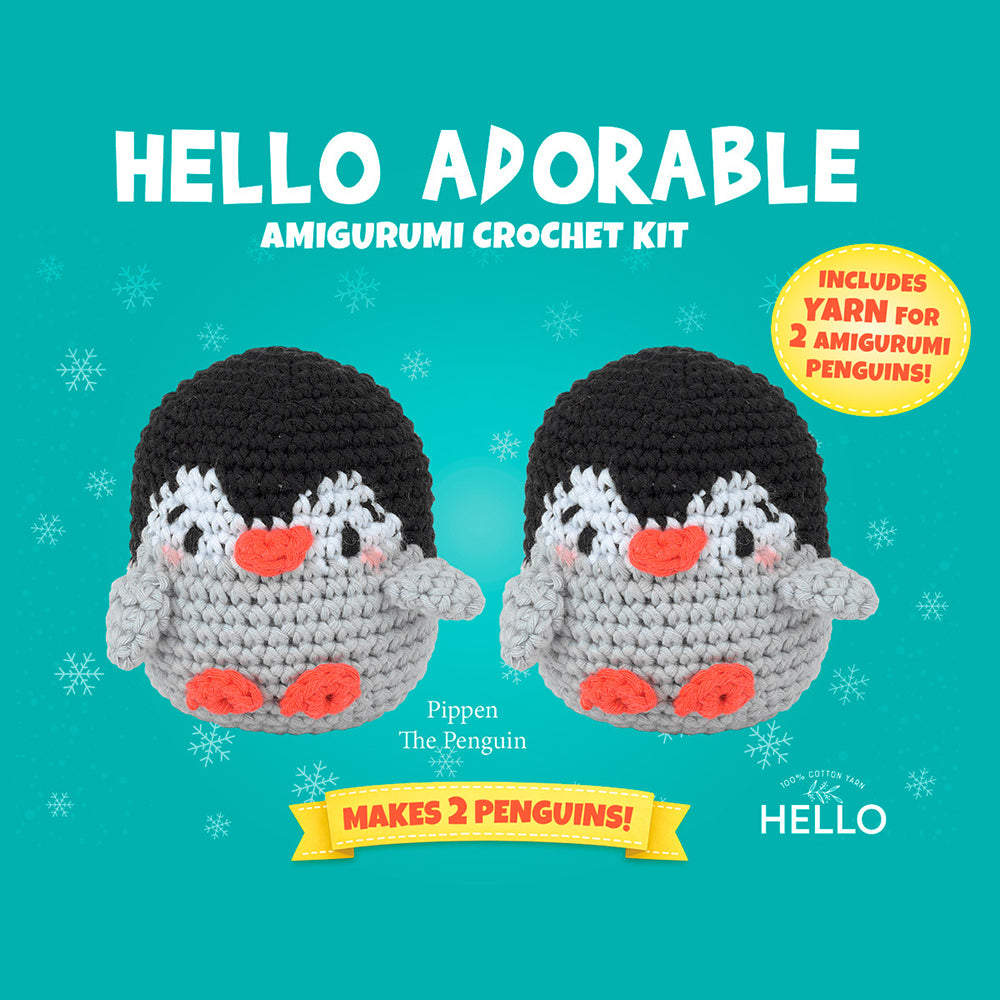 Hello Adorable Amigurumi Kiti- Pippen The Penguin - HC882