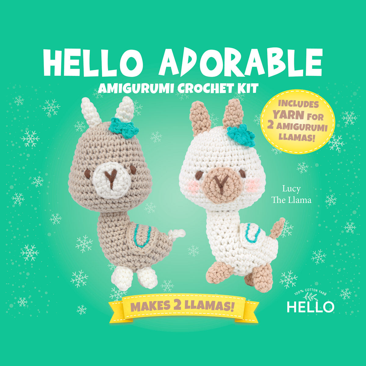 Hello Adorable Amigurumi Kiti- Lucy The Llama - HC972
