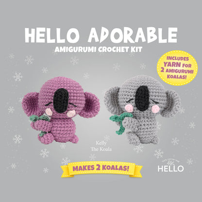 Hello Adorable Amigurumi Kiti- Kelly The Koala - HC975