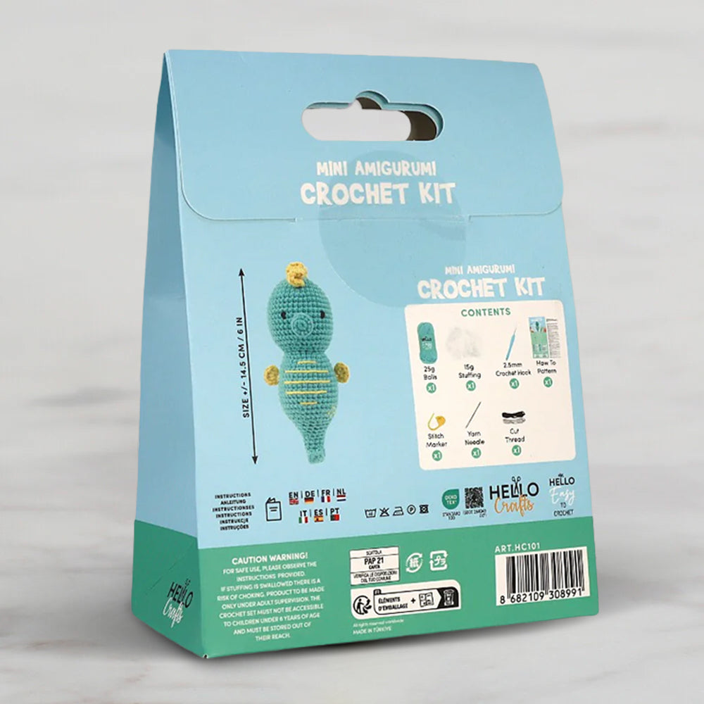 Hello Crafts Tığ İşi Mini Amigurumi Kiti - Sea Sparkle - HC101
