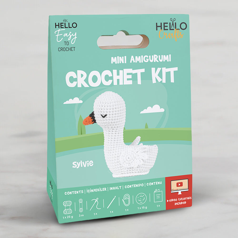 Hello Crafts Tığ İşi Mini Amigurumi Kiti - Sylvıe - HC102