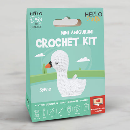 Hello Crafts Tığ İşi Mini Amigurumi Kiti - Sylvıe - HC102