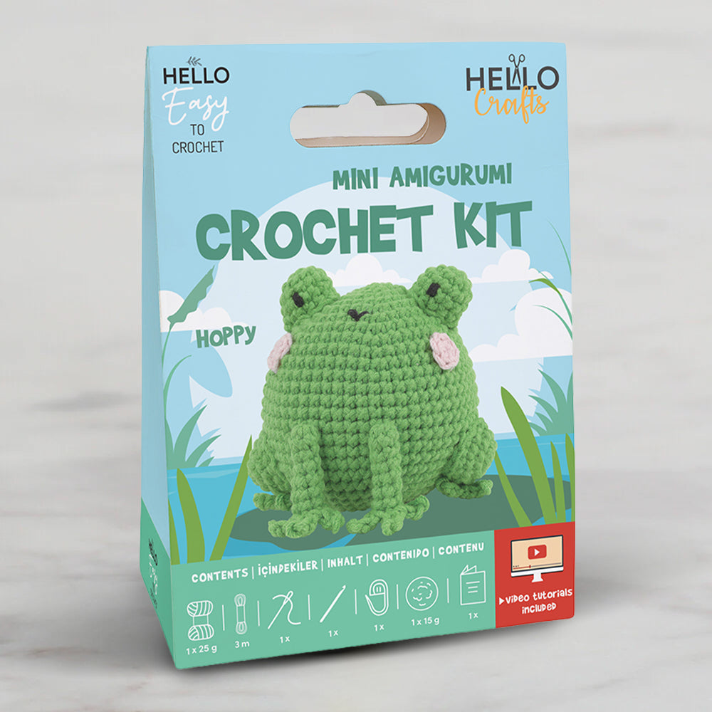 Hello Crafts Tığ İşi Mini Amigurumi Kiti - Hoppy - HC106