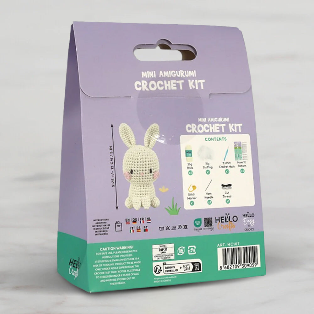Hello Crafts Tığ İşi Mini Amigurumi Kiti - Bınky - HC107