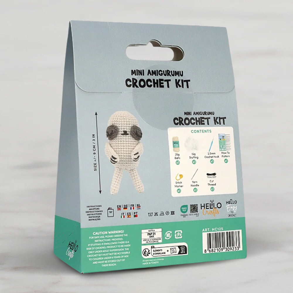 Hello Crafts Tığ İşi Mini Amigurumi Kiti - Kuddly - HC125