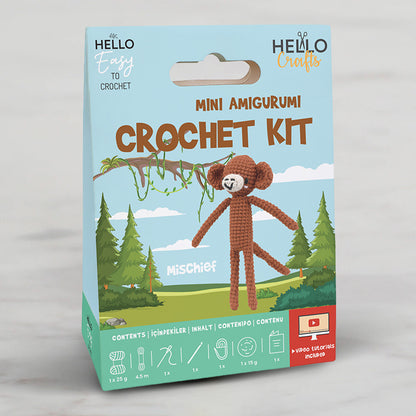 Hello Crafts Tığ İşi Mini Amigurumi Kiti - Mıschıef - HC128