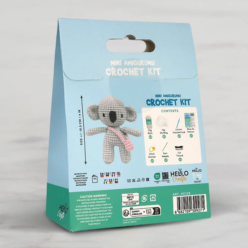 Hello Crafts Tığ İşi Mini Amigurumi Kiti - Ozzy - HC129