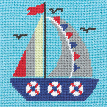 Hello Crafts Baskılı Goblen Kiti - Yelkenli - HC502