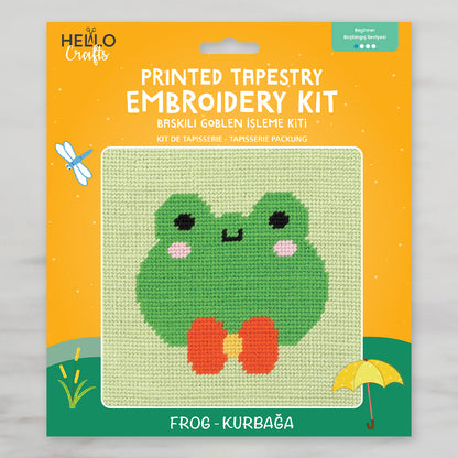 Hello Crafts Baskılı Goblen Kiti - Kurbağa - HC507