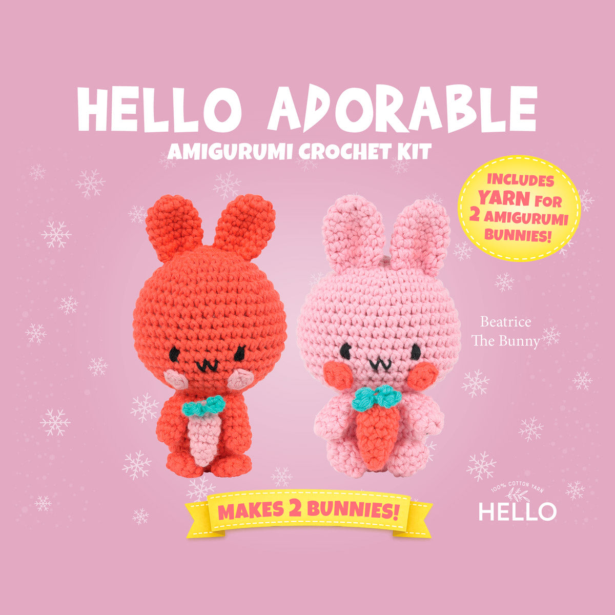 Hello Adorable Amigurumi Kiti- Beatrice The Bunny - HC979
