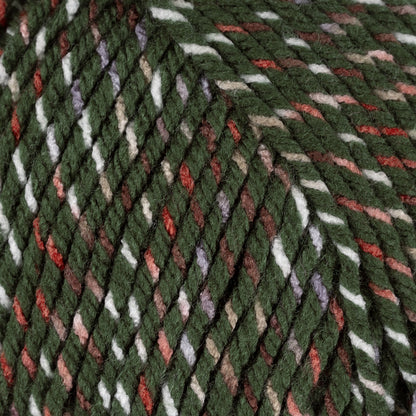 Himalaya Halley Asker Yeşili Benekli El Örgü İpi - 78007