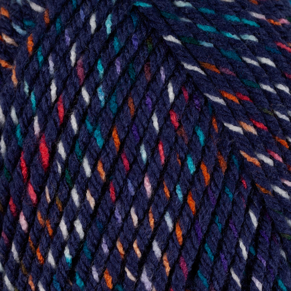 Himalaya Halley Lacivert Benekli El Örgü İpi - 78010